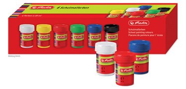 Flacons de peinture pour l'école, assorti