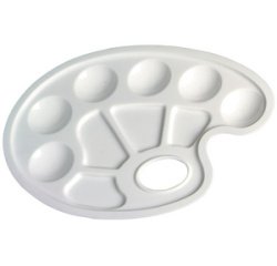 Palette de mélange pour peinture, en plastique