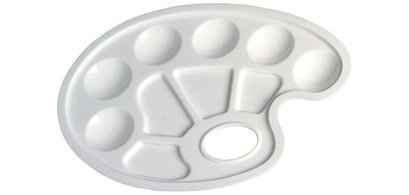 Palette de mélange pour peinture, en plastique
