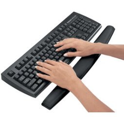 Repose-poignet pour clavier Memory Foam, noir