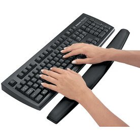 Repose-poignet pour clavier Memory Foam, noir