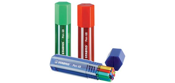 Feutre Pen 68, Big Pen Box de 20, assorti