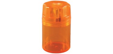 Potloodslijper in plastic rond