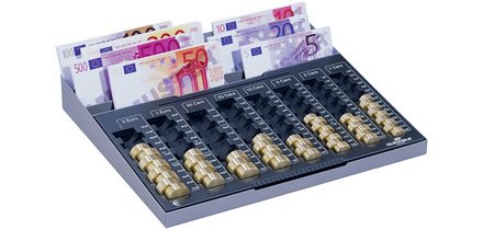 Casier à monnaie EUROBOARD XL,(L)328 x (P)286 X (H)