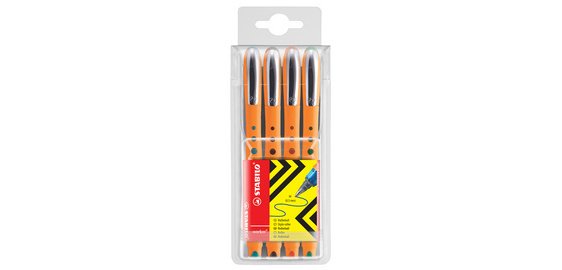 Rollerball-Stift Worker Medium, 4er-Etui