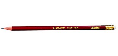 STABILO Swano pencil graphite 4906 HB with eraser tip