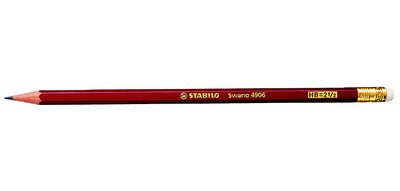 Crayon graphite stabilo swano hb corps hexagonal usage courant bout gomme