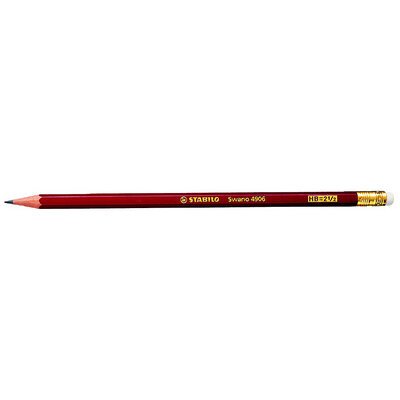 Crayon graphite Swano avec gomme, dureté: HB