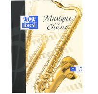 Cahier de musique et chant, 170 x 220 mm, séyès