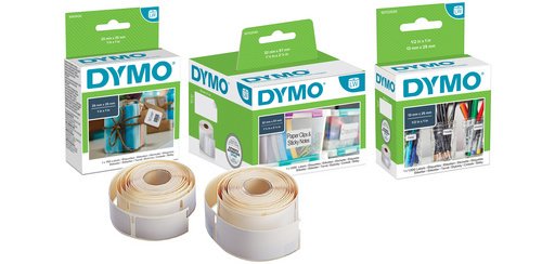 DYMO Etiquette universelle LabelWriter, 25 x 25 mm, blanc