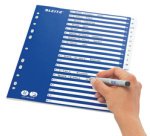 Intercalaires en plastique, A-Z, A4, 21 touches, PP