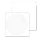 MAILMedia Pochettes en papier pour CD-/DVD, avec fenêtr