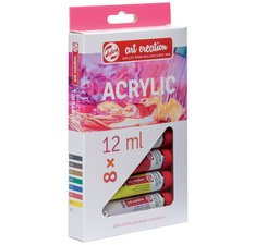 ROYAL TALENS Acrylique ArtCreation, 12 ml, set de 8