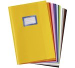 Protège-cahier format A4, gaufré (raphia), en PP