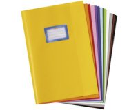 Protège-cahier format A4, gaufré (raphia), PP