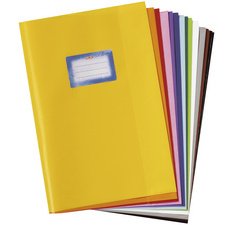 Protège-cahier format A4, gaufré (raphia), en PP