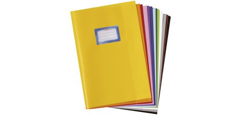 Protège-cahier format A4, gaufré (raphia), en PP