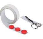 ruban magnétique blanc, autoadhésif, 35 mm x 5 m