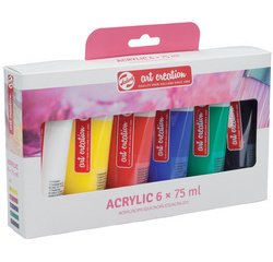ROYAL TALENS Acrylique ArtCreation, 75 ml, set de 6