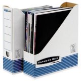 porte-revues BANKERS BOX SYSTEM, bleu