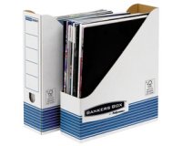 Porte-revues BANKERS BOX SYSTEM, bleu