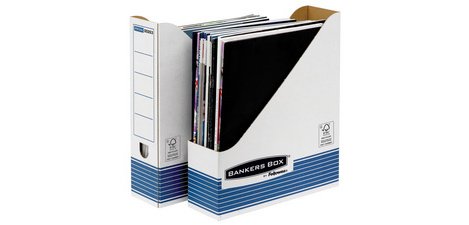 Porte-revues BANKERS BOX SYSTEM, bleu