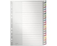 intercalaire en plastique, blanc, A4 extra large,
