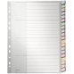 intercalaire en plastique, blanc, A4 extra large,