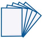 Cadre d'affichage magnétique, format A3, rouge