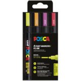 Marqueur à pigment PC5M, étui de 8, couleurs chaudes