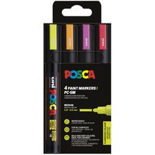 Marqueur à pigment PC5M, étui de 8, couleurs chaudes