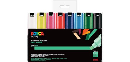 Marqueur à pigment PC-8K, étui de 4