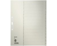 Intercalaires en papier naturel, numéroté, format A4