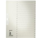 Intercalaires en papier naturel, numéroté, format A4