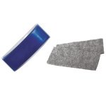 essuie-tableau aimanté, bleu