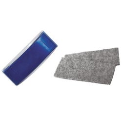 essuie-tableau aimanté, bleu