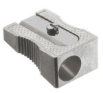 FABER-CASTELL Metal Pencil Sharpener, silver