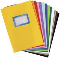 Protège-cahier format A5, gravé (paille), PP