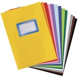 Protège-cahier format A5, gravé (paille), PP