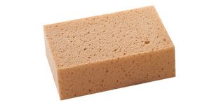 Eponge pour tableau, marron, (L)160 x (P)100 x