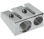 FABER-CASTELL Double taille crayon en Metall, argent