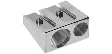 FABER-CASTELL Double pencil sharpener in Metal, silver