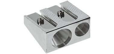 FABER-CASTELL Double taille crayon en Metall, argent