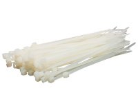 Attache-câbles, 200 x 2,5 mm, nylon, blanc