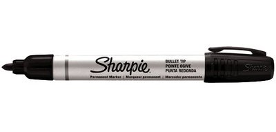 Marqueur permanent METAL SMALL, pointe ogive, noir