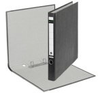 Classeur à anneaux marbré nuageux, 2 anneaux, noir