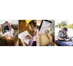 Stylo à bille rétractable 'AirPress Pen', orange