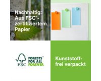 Rechthoekige moderatiekaart wit