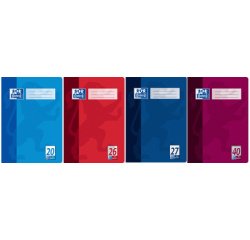 cahier scolaire, format A4, linéature 22 / quadrillé