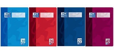 cahier scolaire, format A4, linéature 27 / ligné, 64